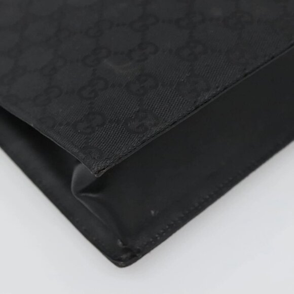 GUCCI GG Canvas Shoulder Bag Black 002 1053 Auth 129100 - Picture 4 of 16